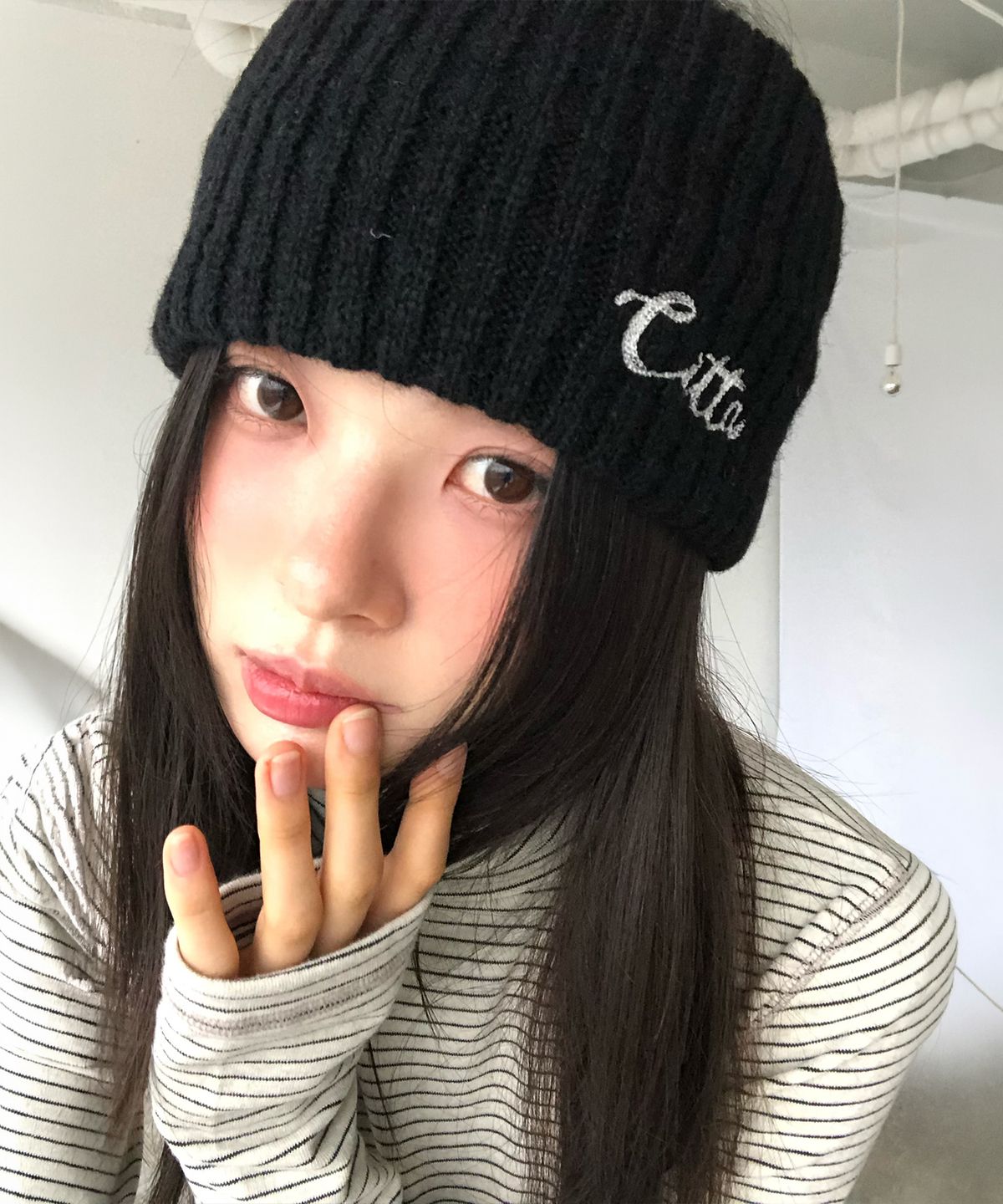 씨타(CITTA) Signature Logo Knit Hair Band_CTA929(5color)