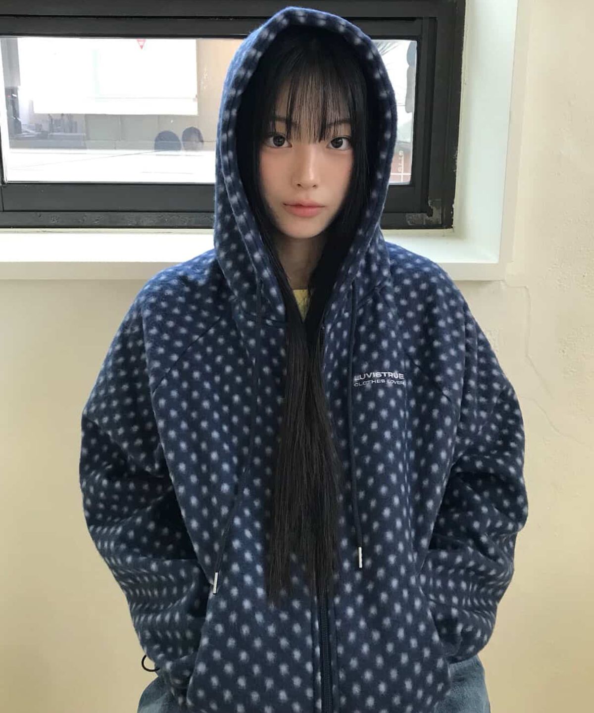 러브이즈트루(LUVISTRUE) GT FLEECE JACKET(NAVY)