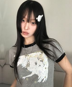 SHUGO CHARA! RINGER TEE(GRAY)