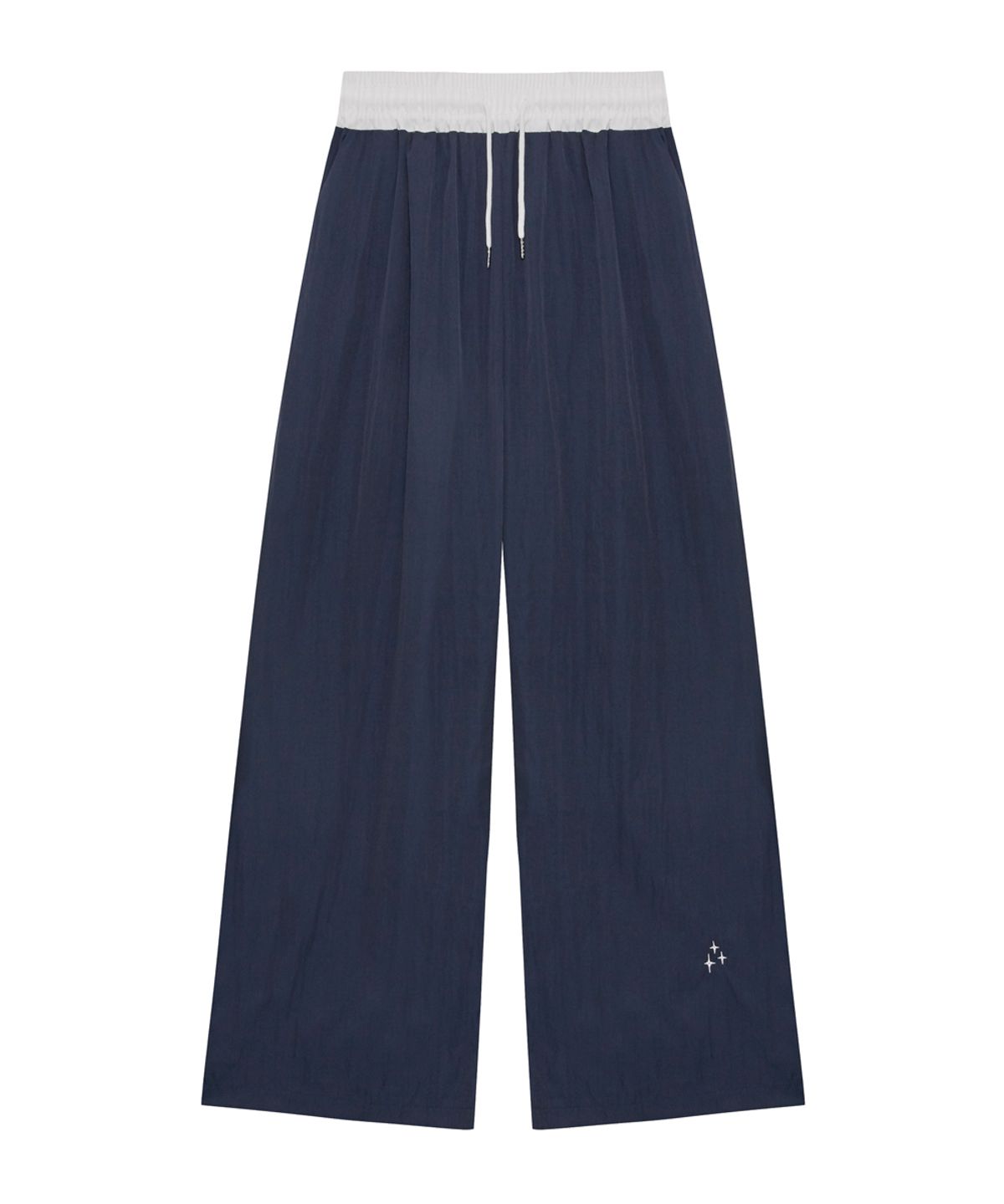 누프에블루(NEUFETBLEU) NEB two tone nylon pants (navyblue)