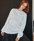 Snap Button Oversize Tee White