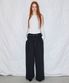 Belt Sweatpants Set Black