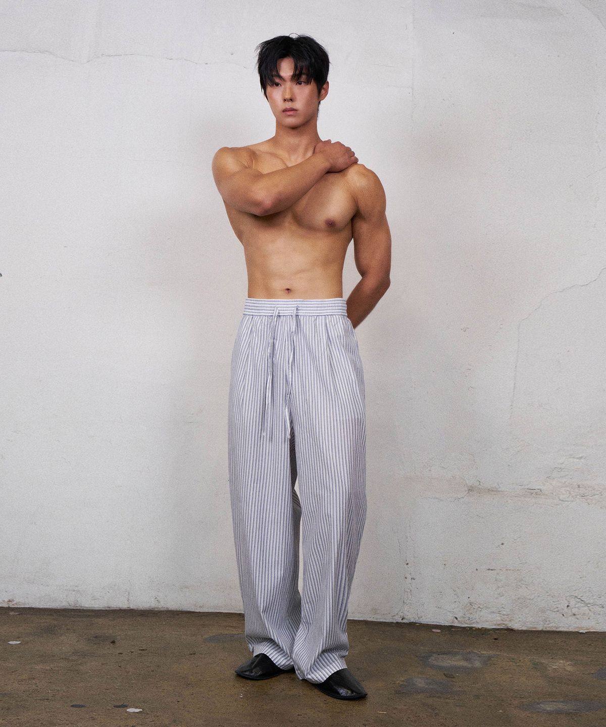 레코딩하우스(RECORDINGHOUSE) REC LOUNGE PANTS[WHITE STRIPE]