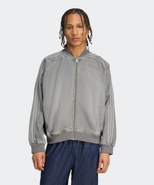 슈퍼스타 루즈 핏 데님 블랙 워시 재킷 - 차콜데님 / JW5915