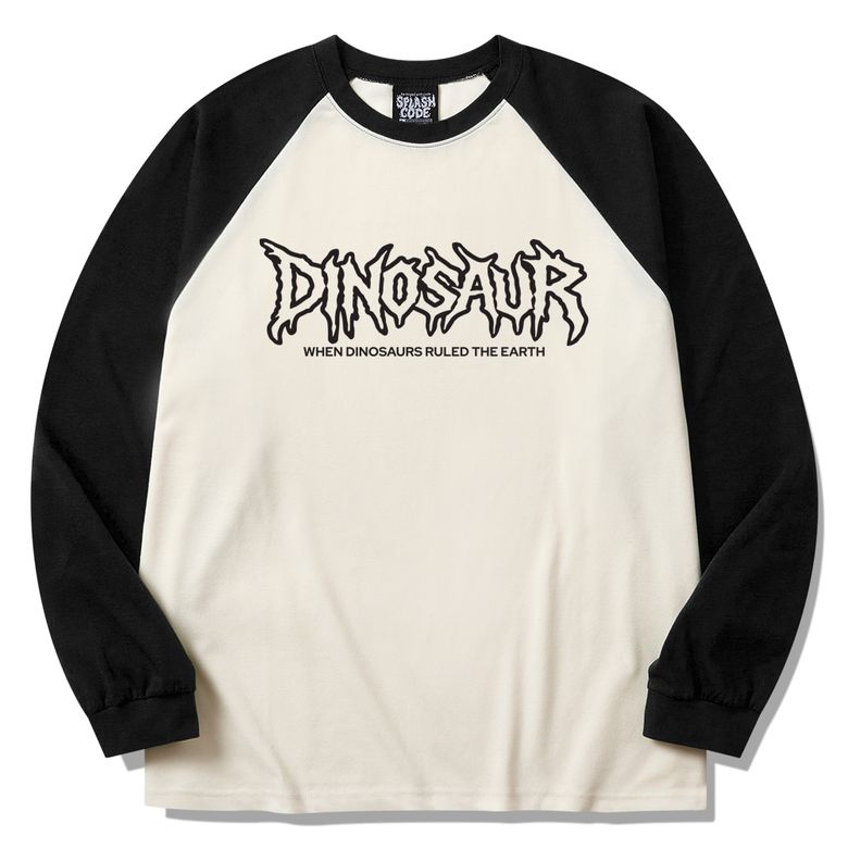 래글런 롱슬리브 크림 - 다이노소어(Dinosaur)