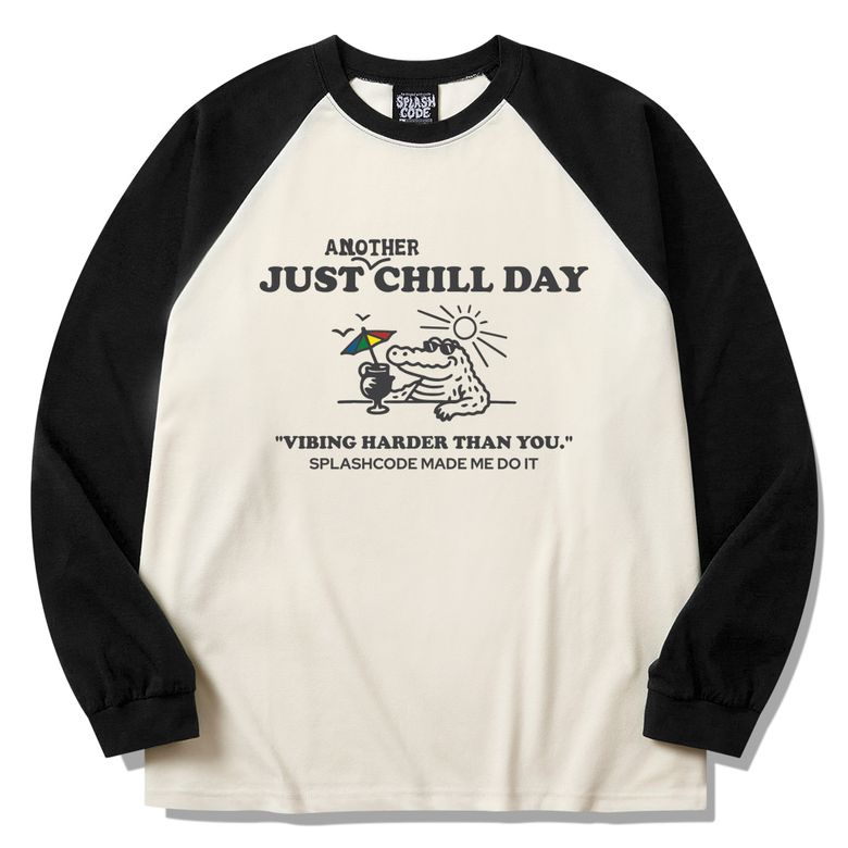 래글런 롱슬리브 크림 - 저스트 칠 데이(Just Chill Day)