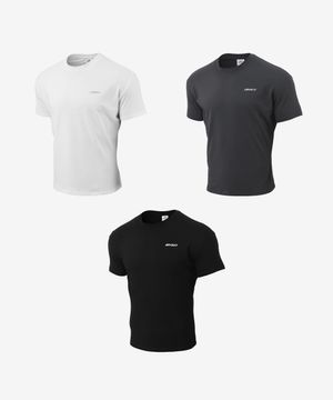 SILVER BRN MUSCLE FIT T-SHIRTS [3COL]