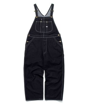 유니 오버롤 인디고 로우