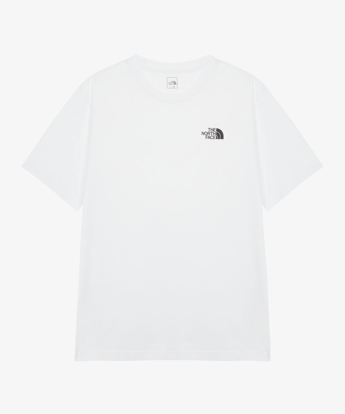노스페이스(THE NORTH FACE) NT7UR77B 남성 코튼 베이직 반팔 티셔츠 WHITE