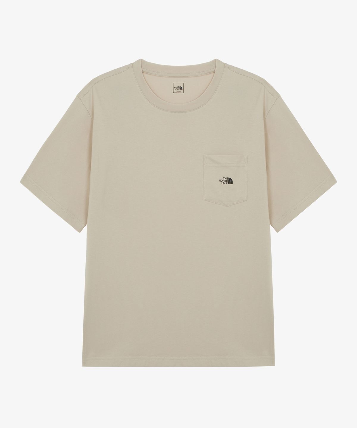 노스페이스(THE NORTH FACE) NT7US50C 남성 에센스 반팔티 LIGHT BEIGE