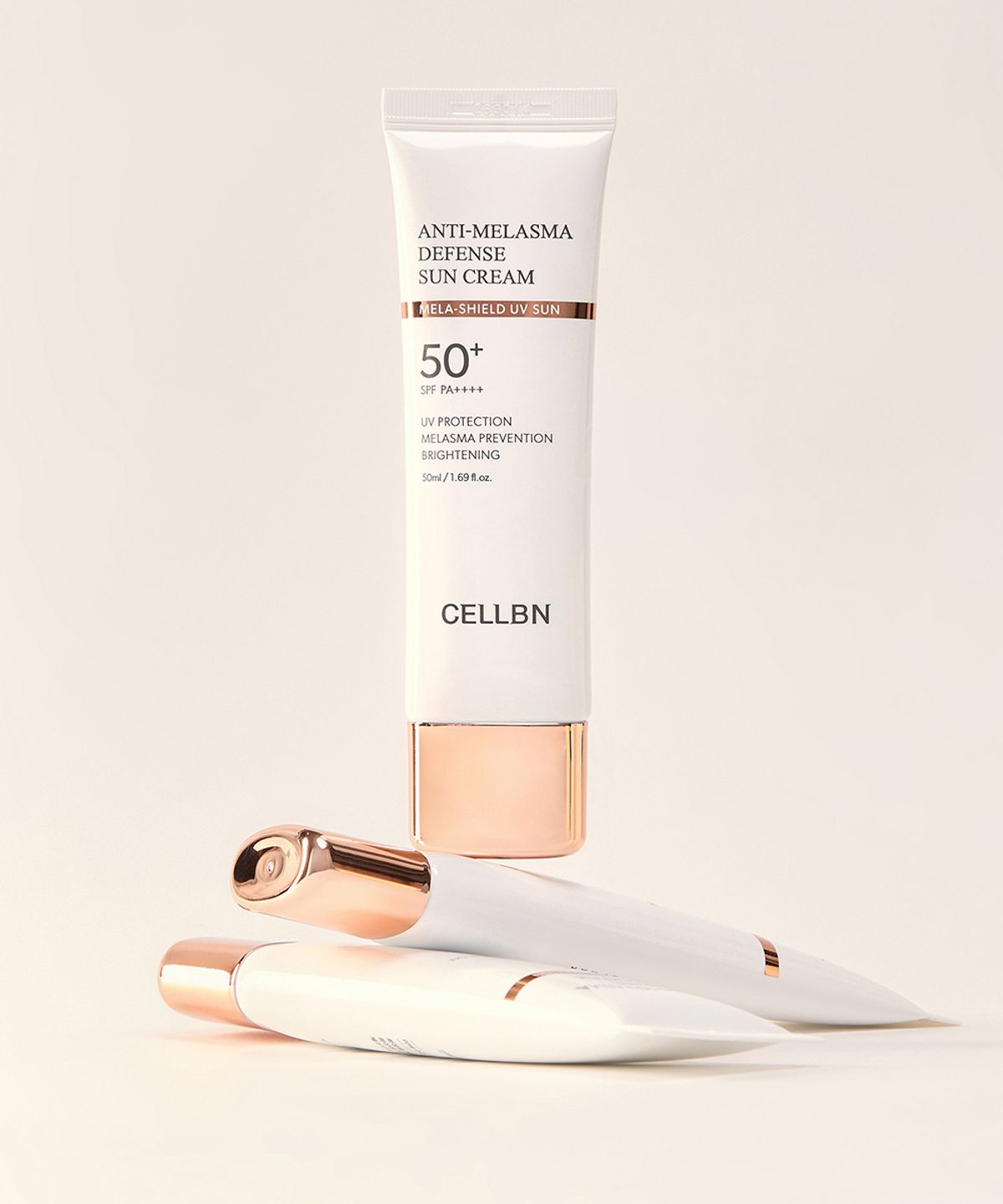 셀비엔(CELLBN) 셀비엔 안티 멜라즈마 디펜스 선크림 50ml 톤업광채 3중기능성 저자극