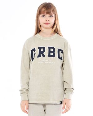 주니어 GRBC 시그니처 피그먼트 오버핏 긴팔티 JLT-J952 beige