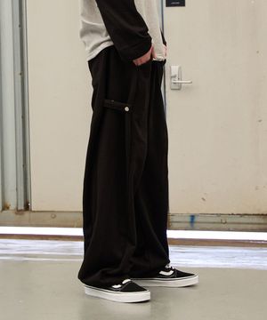 M1068 스냅 벌룬 트레이닝 팬츠_블랙