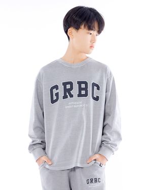 주니어 GRBC 시그니처 피그먼트 오버핏 긴팔티 JLT-J952 light gray