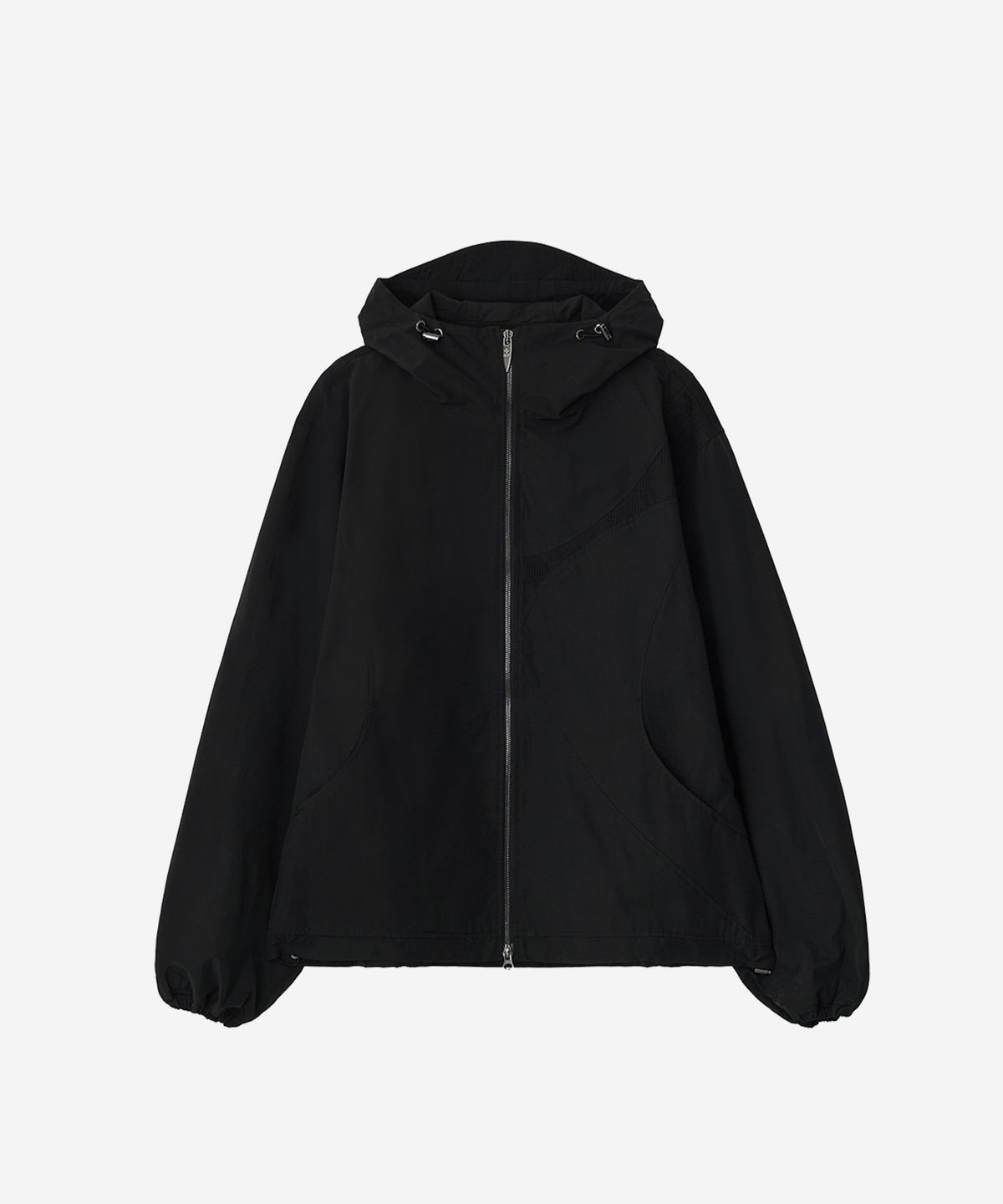 비엘알(BLR) Mesh Paneled Jacket Black