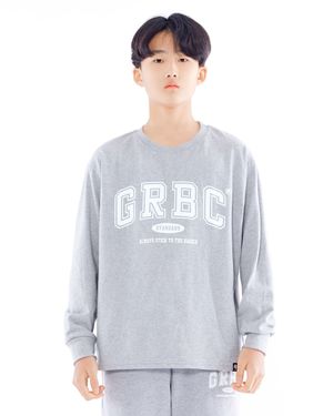 주니어 GRBC 스탠다드 오버핏 긴팔티 JLT-J953 gray