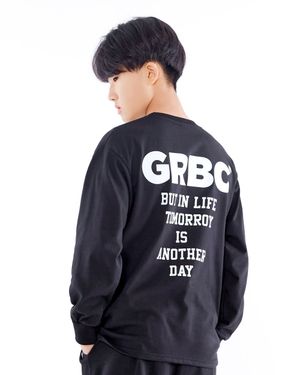 주니어 GRBC 토모로이 오버핏 긴팔티 JLT-J954 black