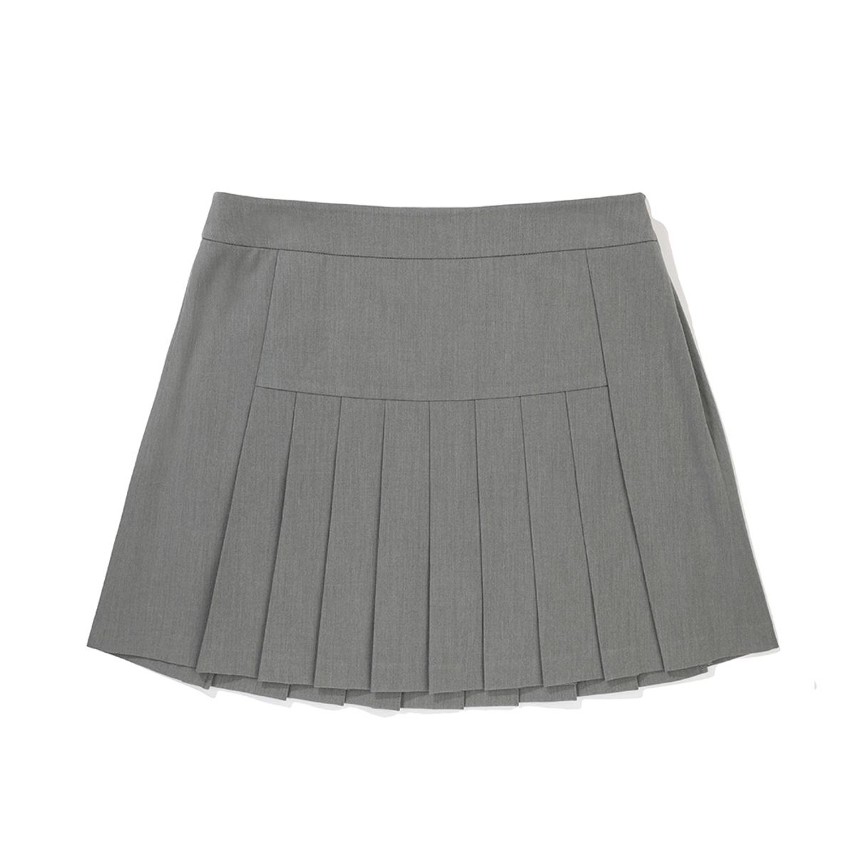 말본 골프(MALBON GOLF) 여성 캐주얼 플리츠 스커트 MELANGE GRAY (WOMAN)