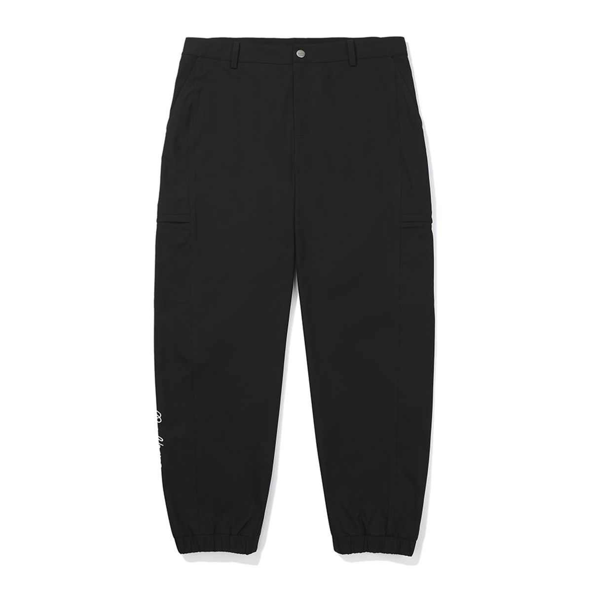 말본 골프(MALBON GOLF) 코튼라이크 사이드 포켓 조거팬츠 BLACK (MAN)