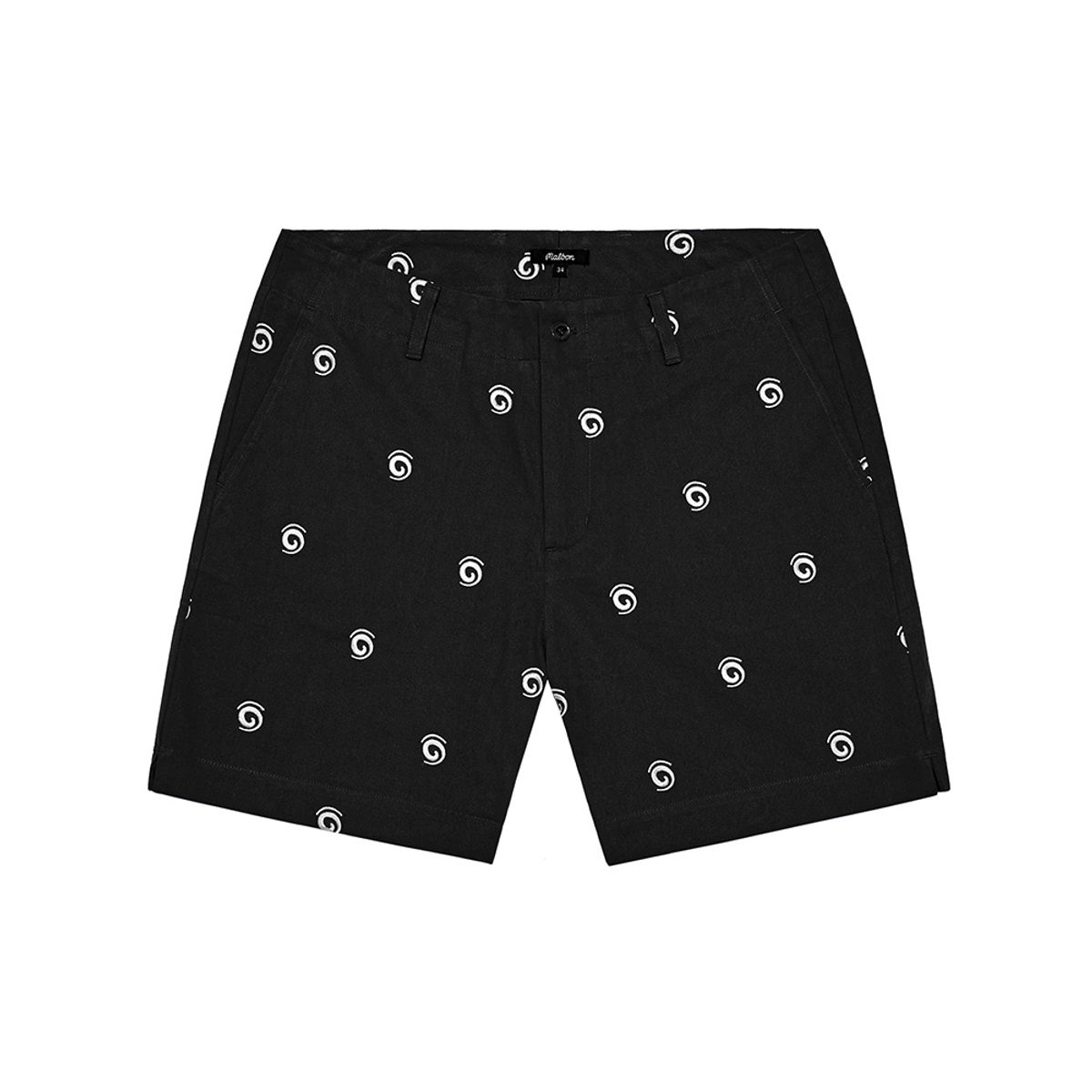 말본 골프(MALBON GOLF) [SPRING COLLECTION] 말본 자수 치노 쇼츠 BLACK (MAN)