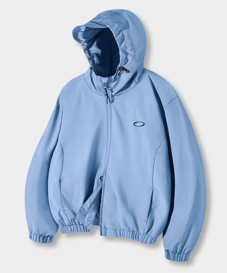 VLAD 2WAY 미니멀 LOGO 후드 윈드브레이커_스카이