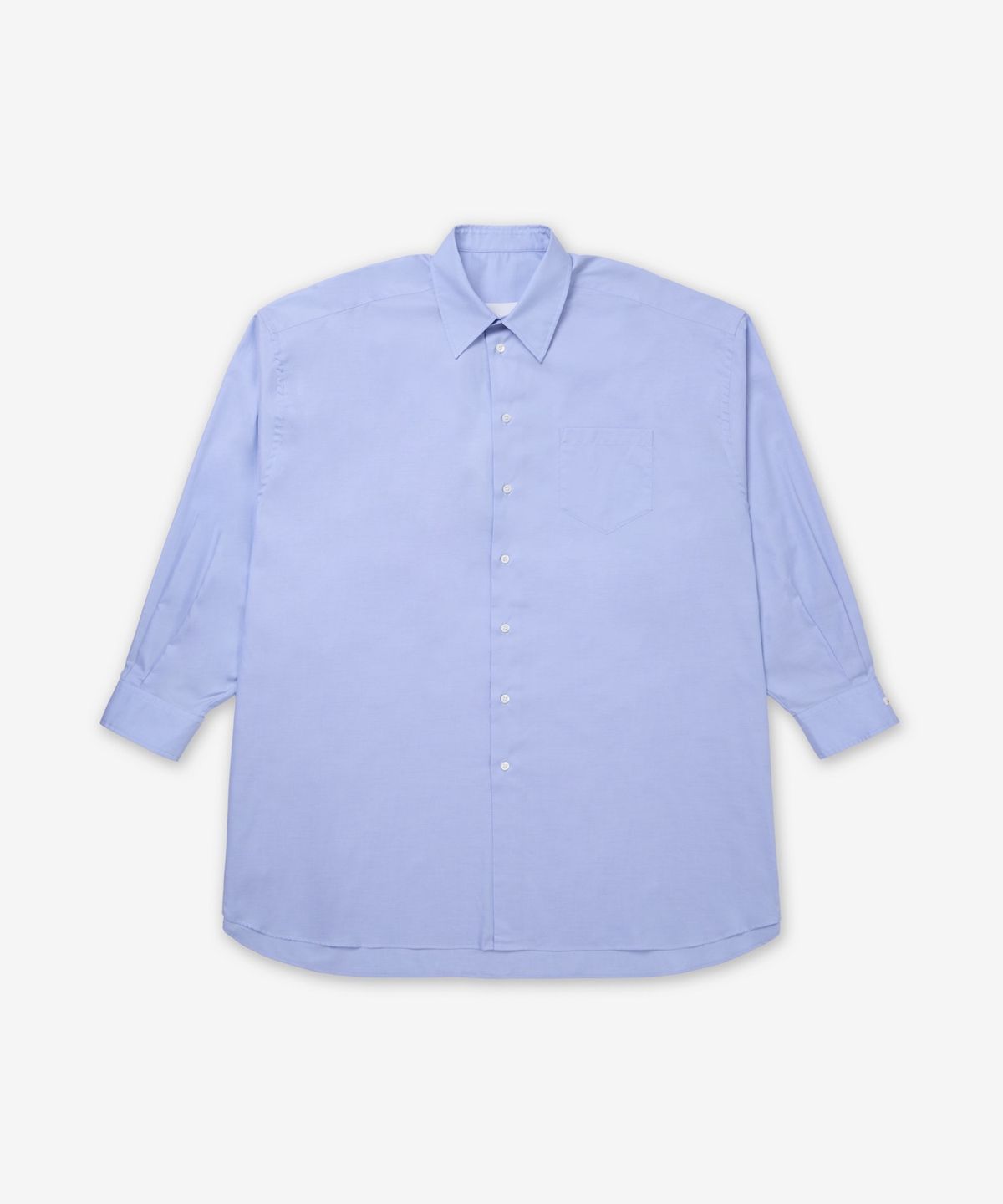 메종 마르지엘라(MAISON MARGIELA) 오버사이즈 롱슬리브 셔츠 - 라이트 블루 / S29DT0007M35308472