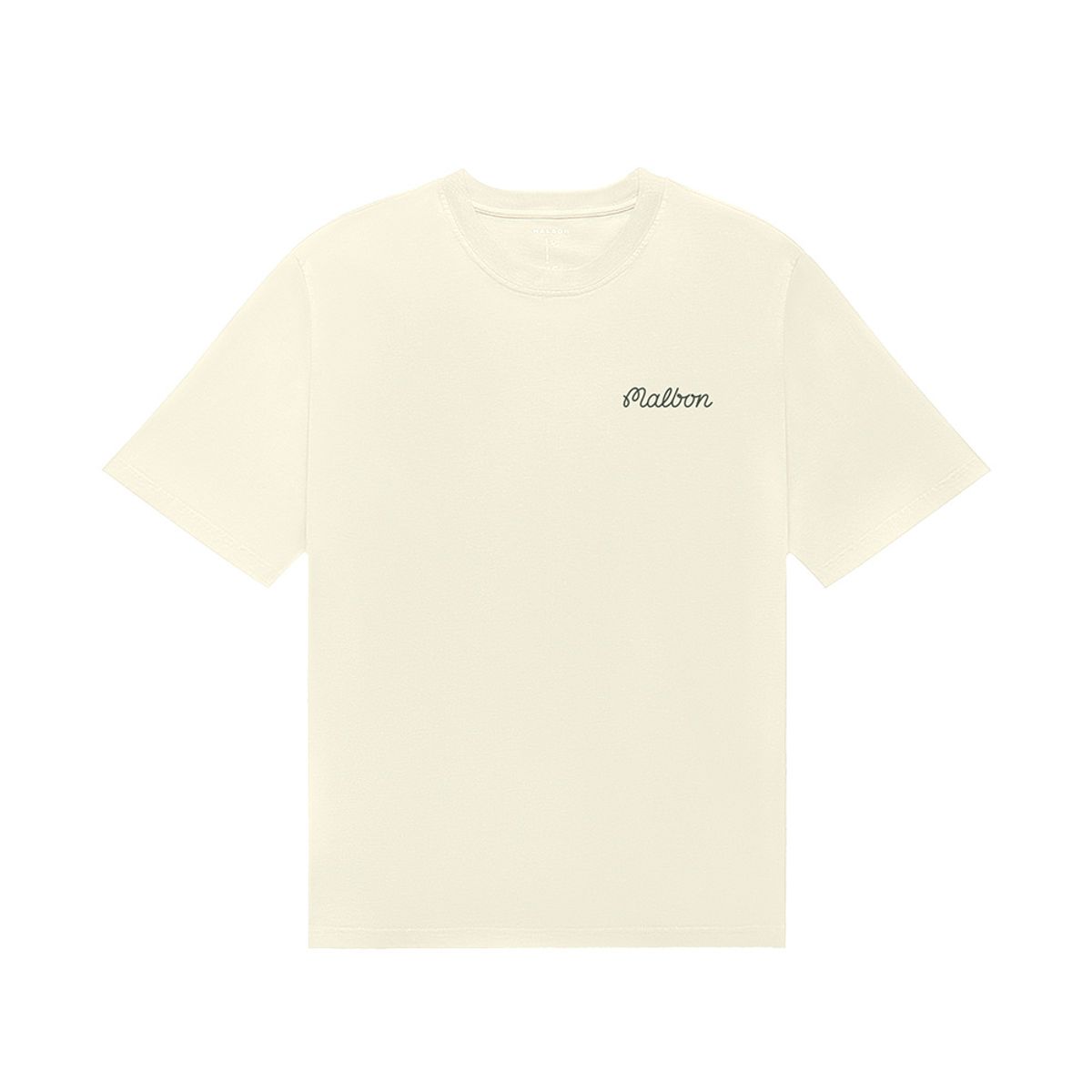 말본 골프(MALBON GOLF) [SUMMER COLLECTION] 레크레이션 라운드 티셔츠 CREAM (MAN)