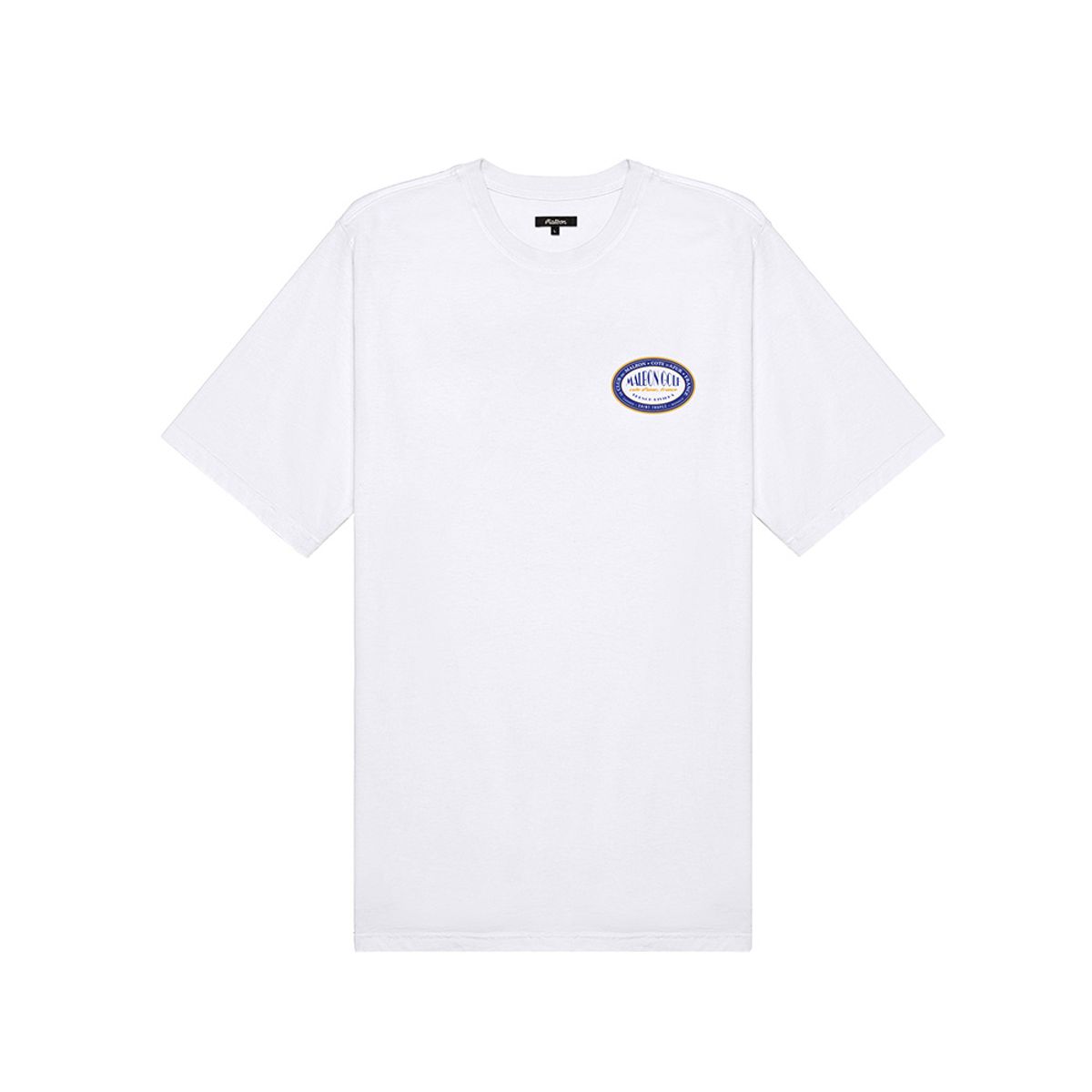 말본 골프(MALBON GOLF) [SPRING COLLECTION] 마티스 라운드 티셔츠 WHITE (MAN)