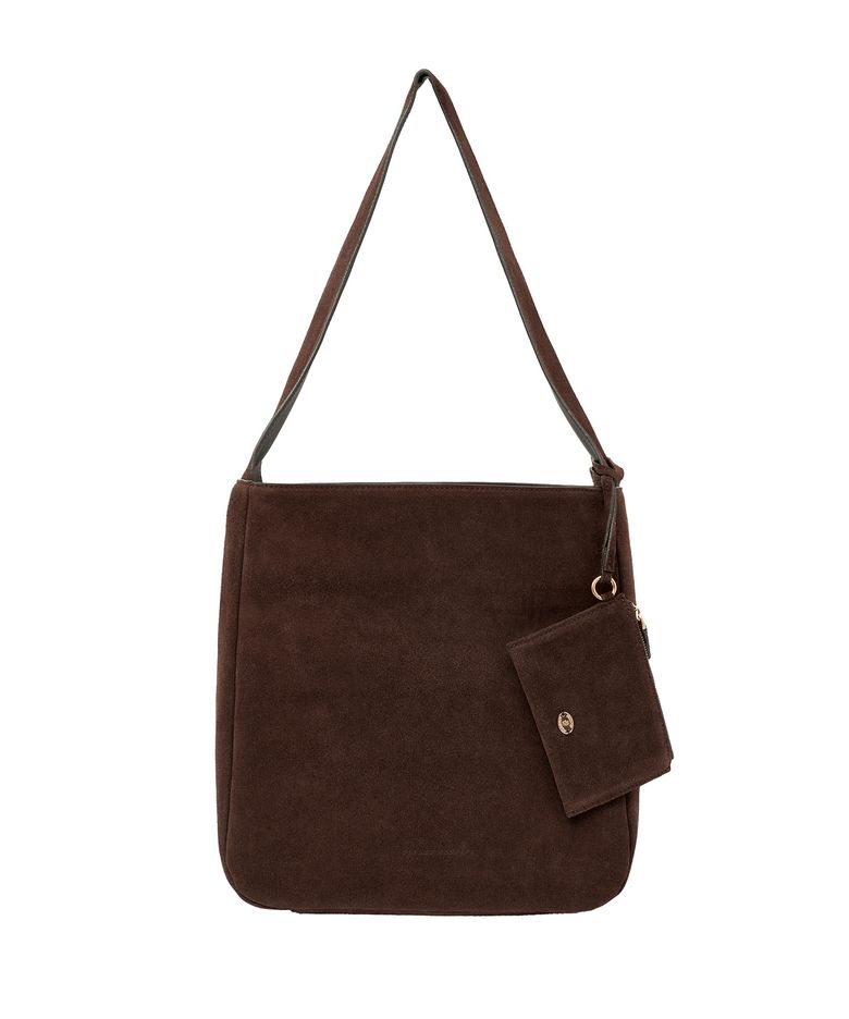SIAC3088 Suede Piren Bag_Brown