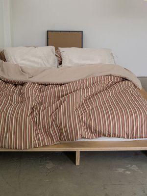 모카 스트라이프 60수 고밀도 이불커버