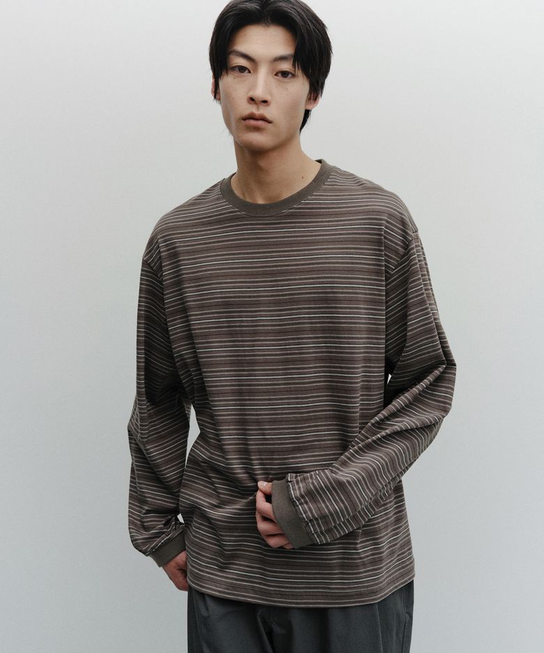 Ordinary Multi Stripe T (Mild Brown)