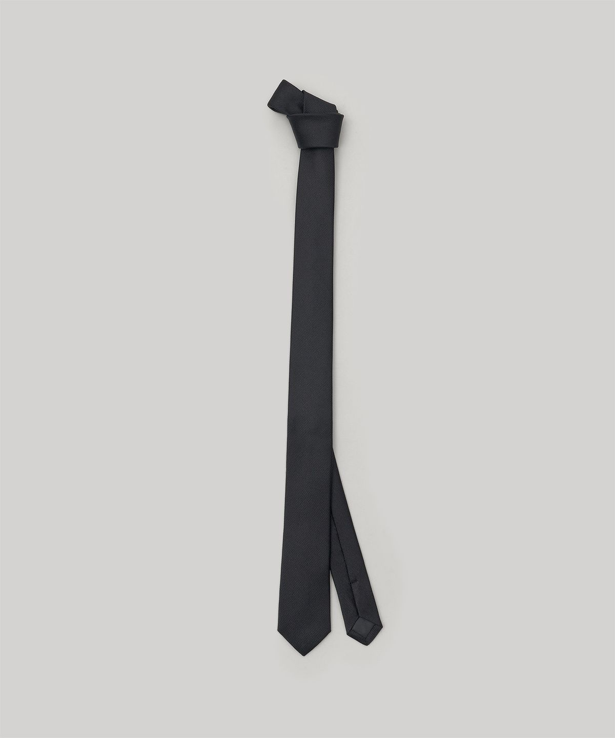 어나더 오피스(ANOTHER OFFICE) Commuter Silk Tie (Twill black)