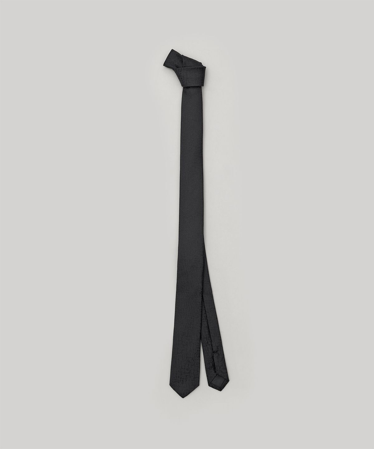 어나더 오피스(ANOTHER OFFICE) Commuter Silk Tie (Leopard black)