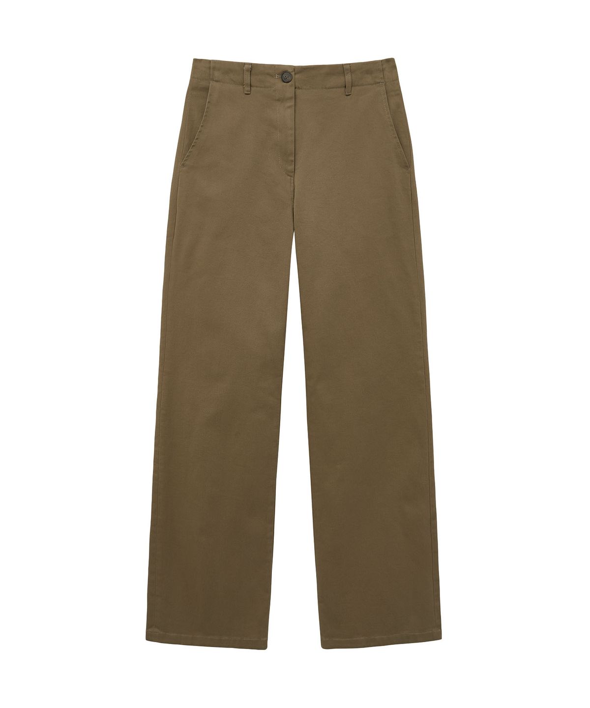 시야쥬(SIYAZU) SIPT7167 로우라이즈 워시드 코튼 팬츠_Camel beige