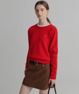 엠마 캐시미어 라운드 넥 니트 / EMMA CASHMERE ROUND NECK KNIT_5colors