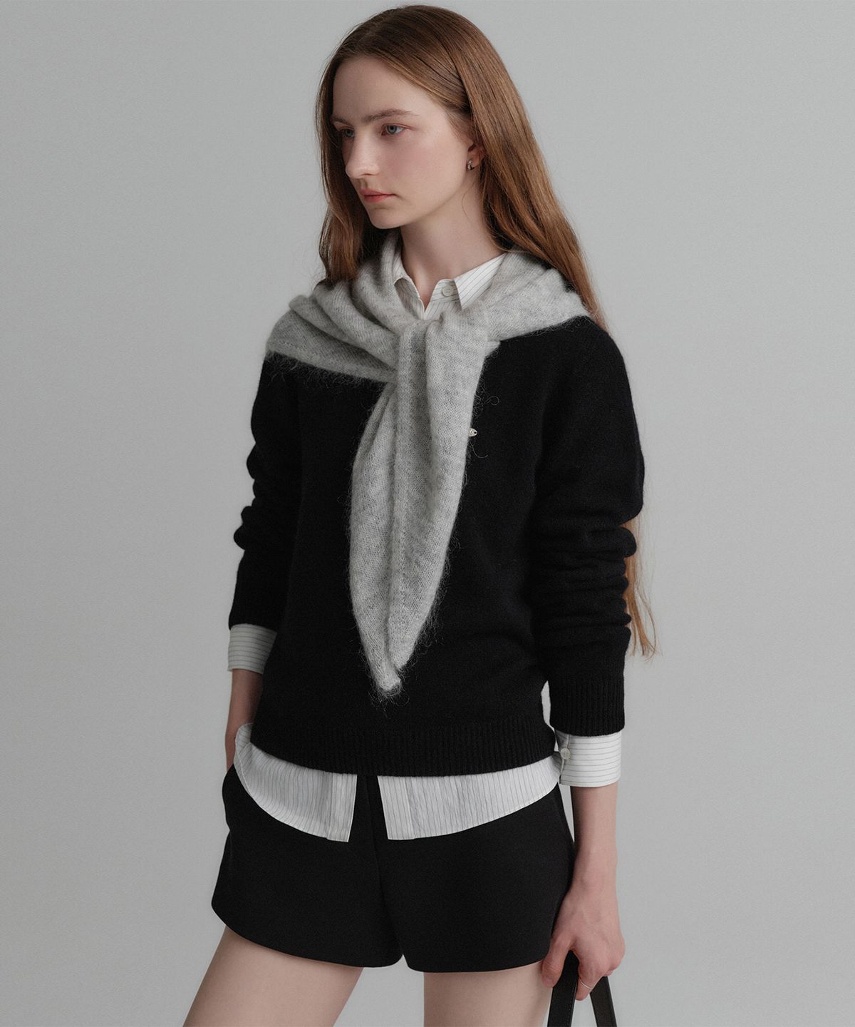 룩캐스트(LOOKAST) 바이올렛 모헤어 스카프 / VIOLET MOHAIR SCARF_3colors
