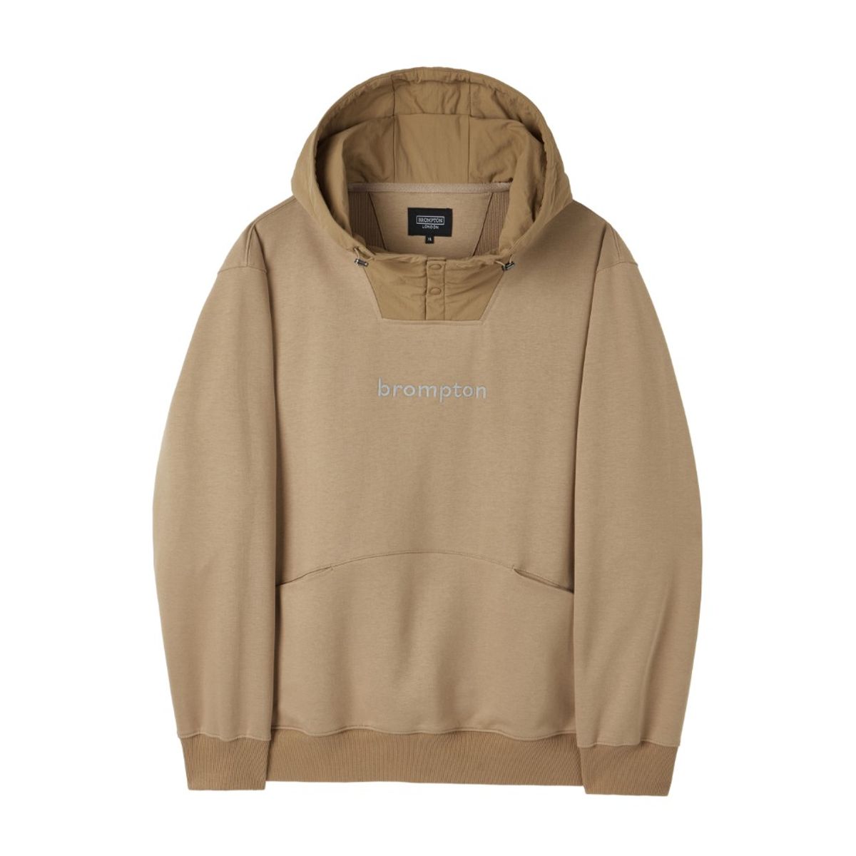 브롬톤 런던(BROMPTON LONDON) REFLECTIVE JERSEY HOOD - BEIGE (P253UHD162)