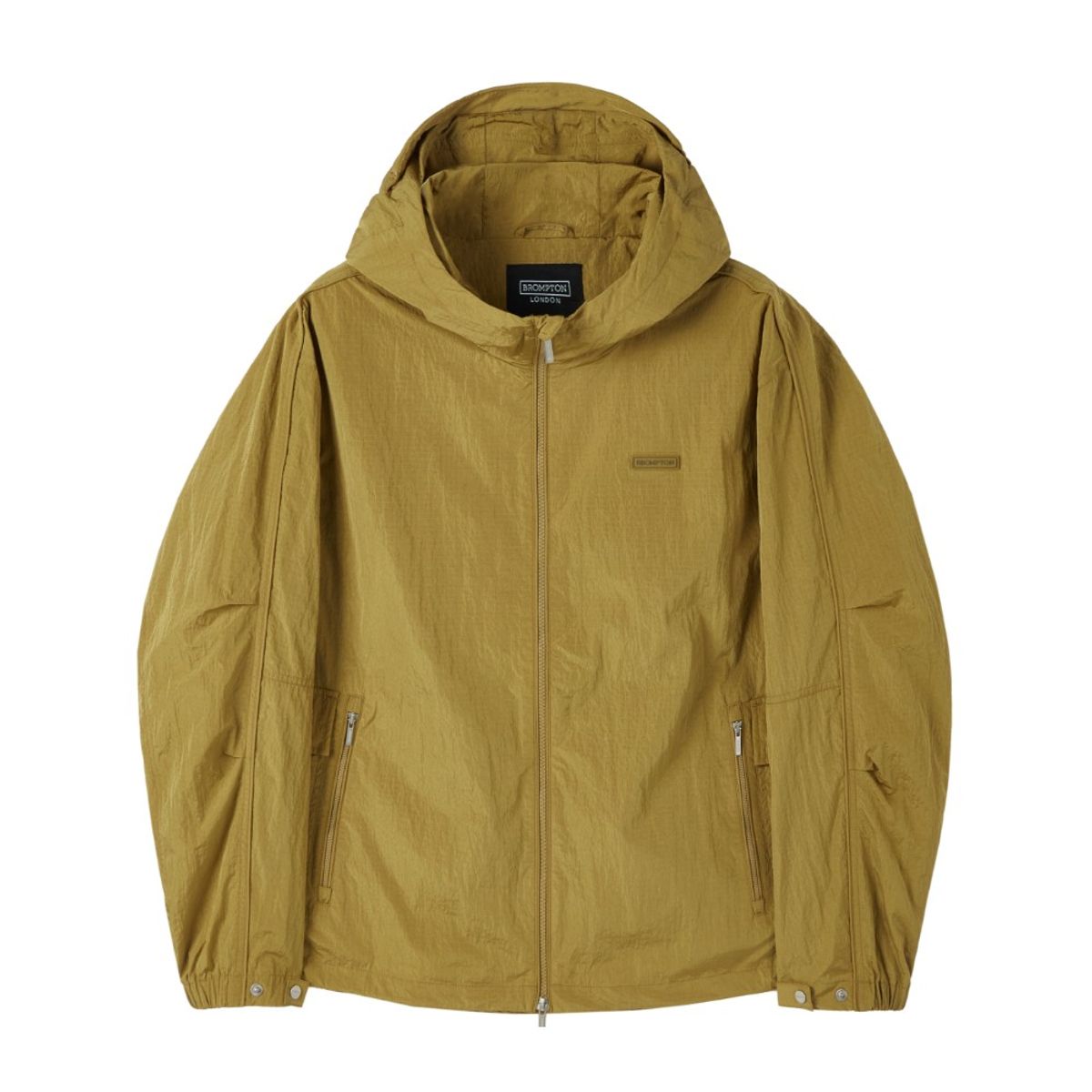 브롬톤 런던(BROMPTON LONDON) EXPLORE HOOD JUMPER - MUSTARD (P253UJP101)