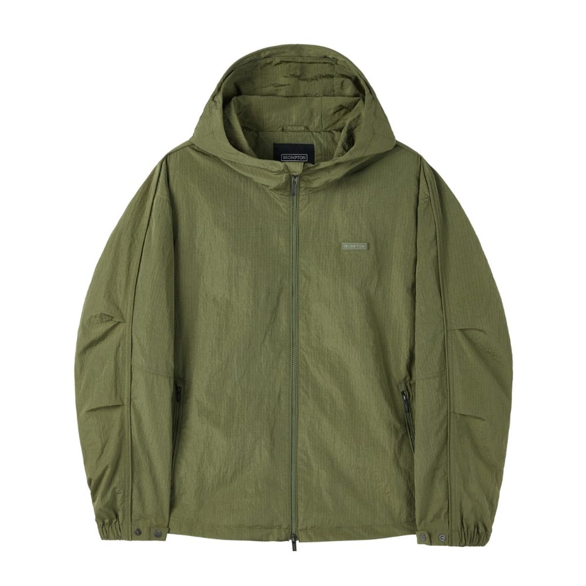 브롬톤 런던(BROMPTON LONDON) EXPLORE HOOD JUMPER - KHAKI (P253UJP101)