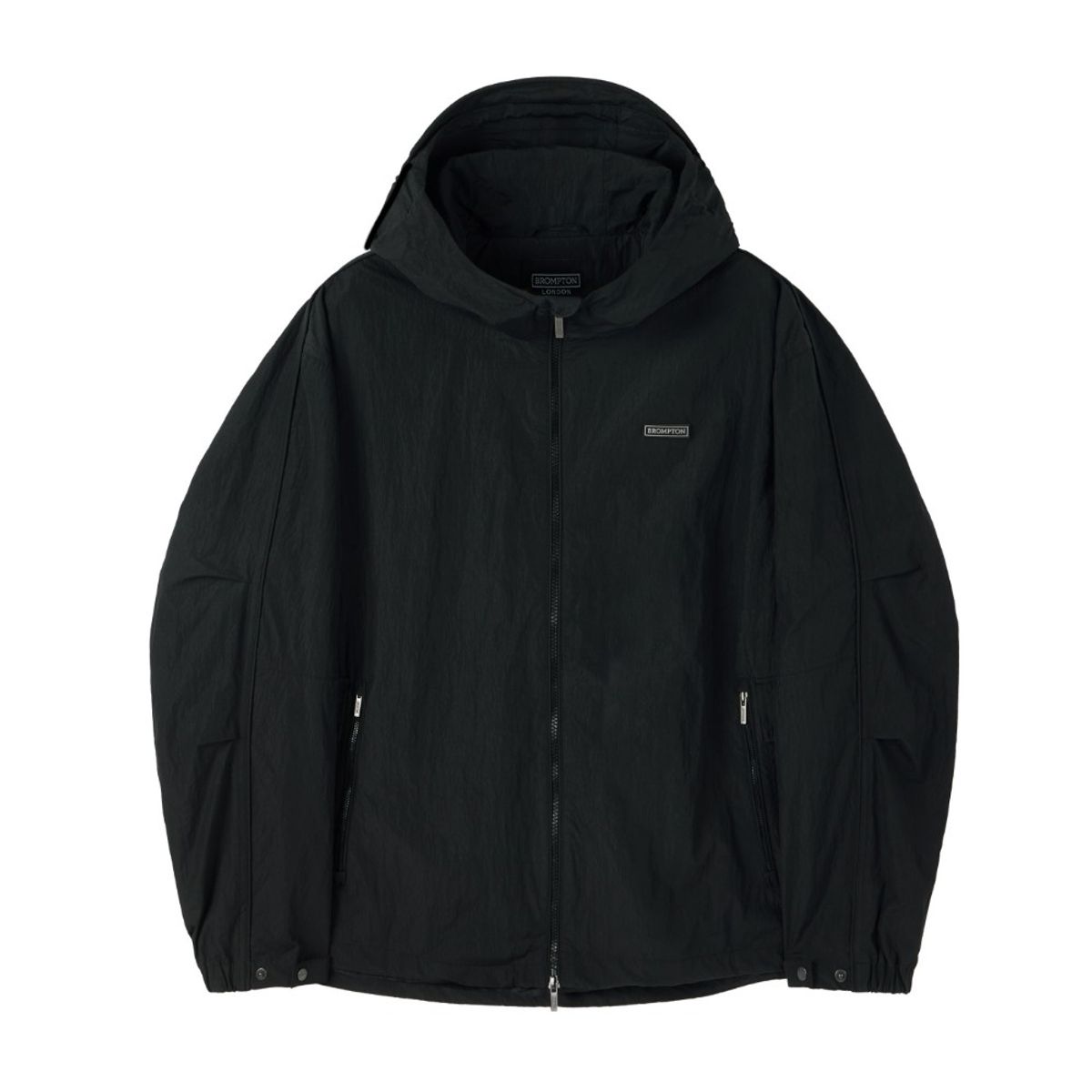 브롬톤 런던(BROMPTON LONDON) EXPLORE HOOD JUMPER - BLACK (P253UJP101)