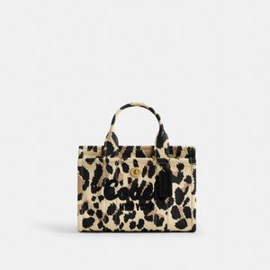 카고 토트 백 20 위드 레오파드 프린트 CCG01 B4YDU