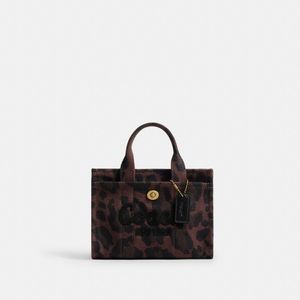 카고 토트 백 20 위드 레오파드 프린트 CCG01 B4YDV