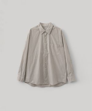 [SS] Ordinary Check Shirt (Ecru)