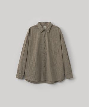 [SS] Ordinary Check Shirt (Brown)