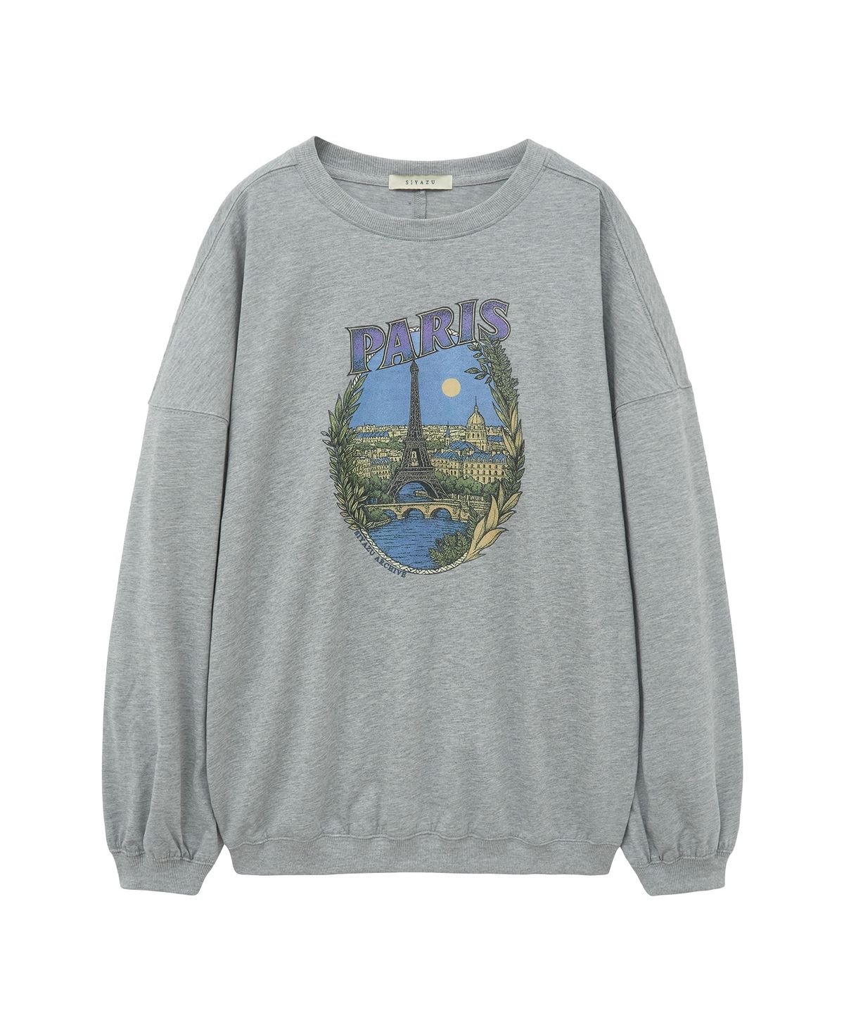 시야쥬(SIYAZU) SITP5232 PARIS 가오리 컴포트 티셔츠_Melange gray