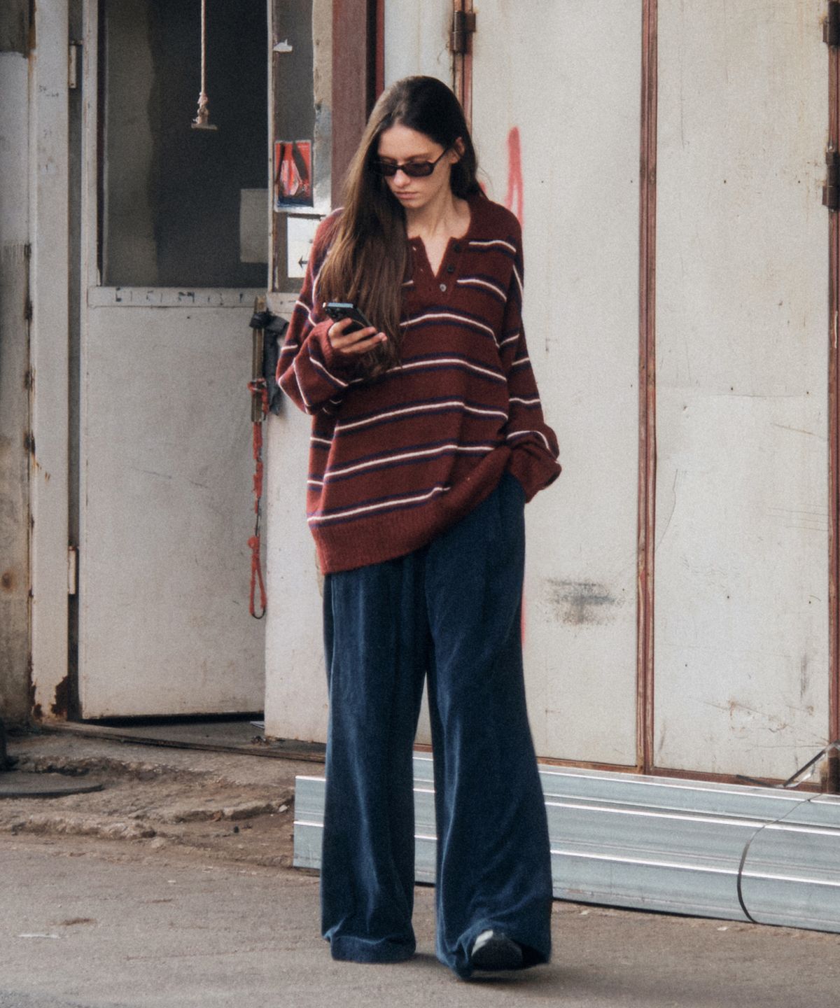 씨타(CITTA) Wool Mohair Stripe Long Sleeve Knit_CTK235(4color)