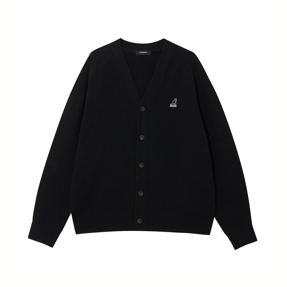 캉골(KANGOL) 캉골 클래식 브이넥 가디건 1905 블랙