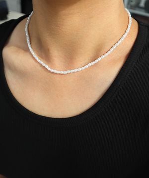 남자 쌀알진주 목걸이 CLEF Pearl Resonance