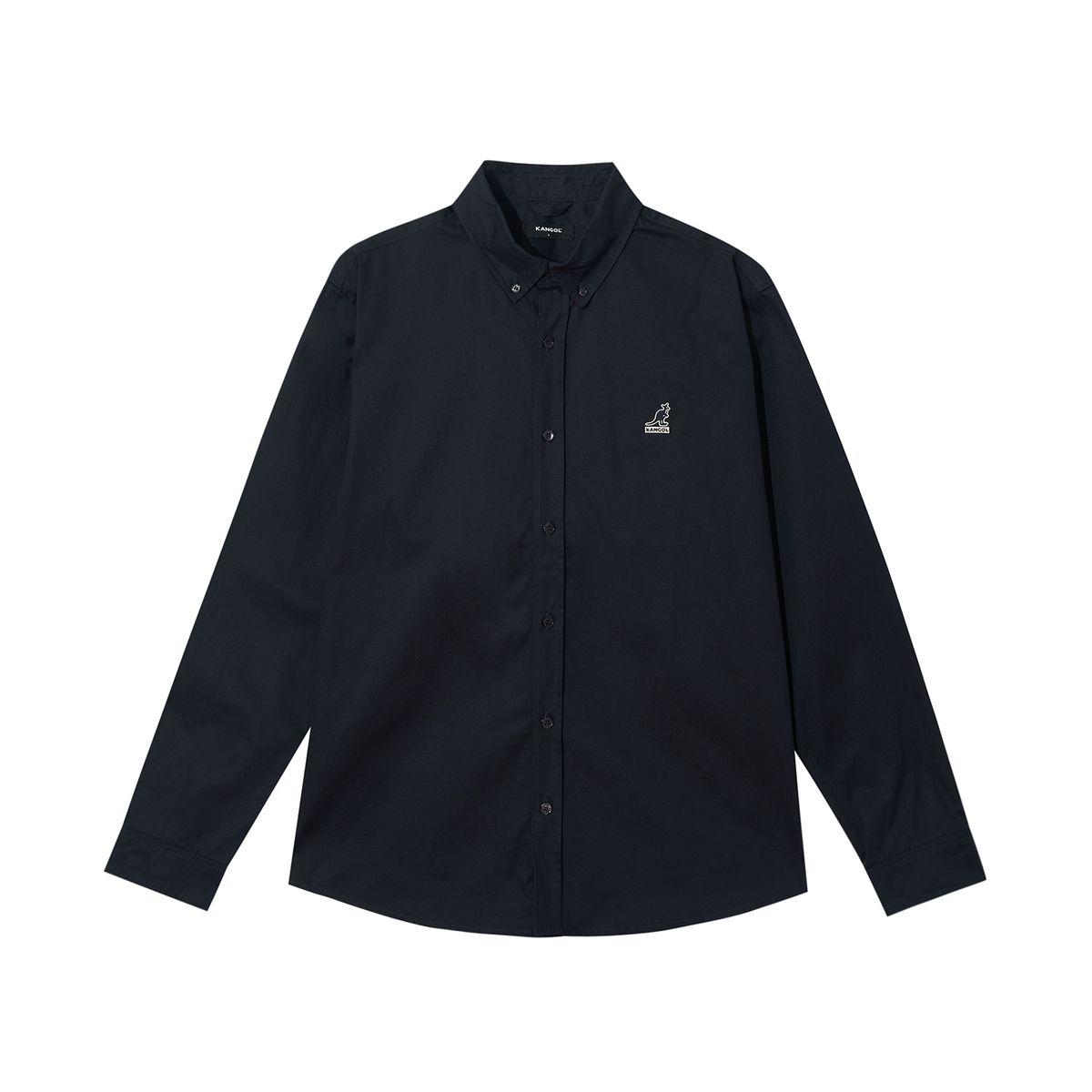 캉골(KANGOL) 타이프라이터 솔리드 셔츠 7066 네이비