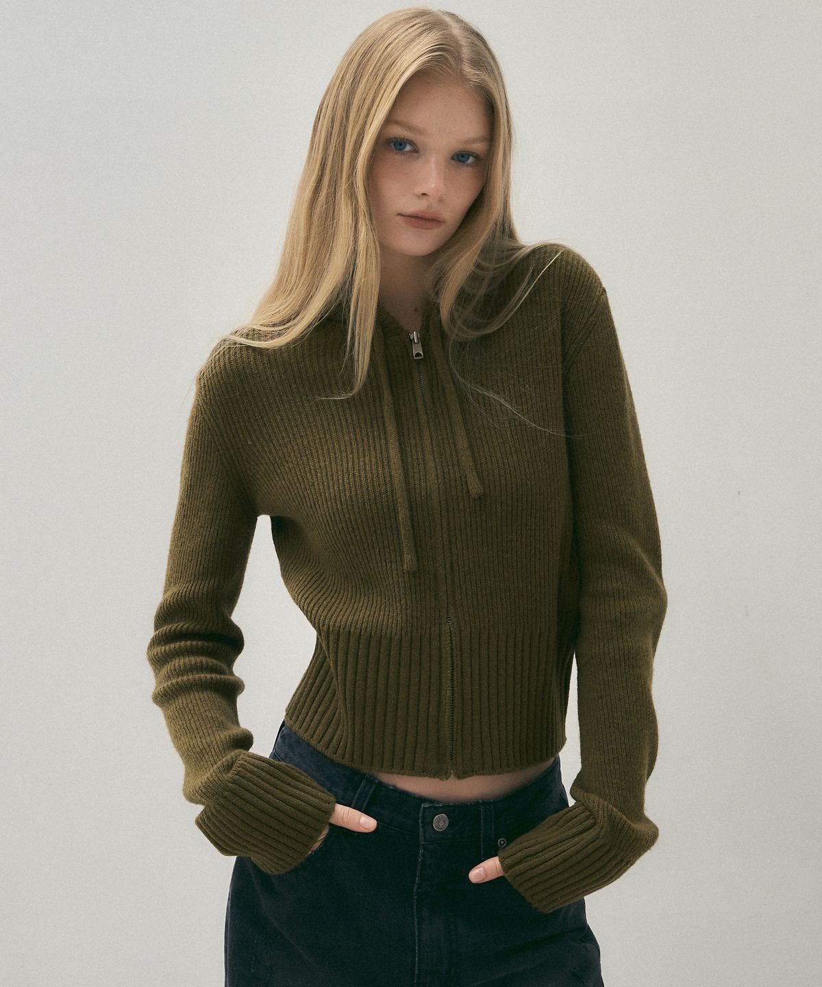씨타(CITTA) Wool Hooded Zip-up Knit_CTK233(4color)